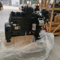 Ensemble moteur diesel refroidi par eau à démarrage électrique avec pompe DCEC 5.9L 6BT 97KW pour la construction Cummins