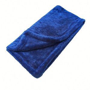 Toalla de Limpieza de Microfibra de Doble Cara 1200Gsm, Sin Rayones, Altamente Absorbente, con Bordes Retorcidos, Paño para Detallado de Autos - Product Image 1