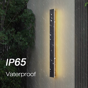 Lámpara de Pared Exterior PM de Tira Larga, Impermeable IP65, Moderna y Minimalista, para Villa, Patio, Hotel, Pasillo, Resistente al Óxido, Luz <span class=keywords><strong>LED</strong></span> - Product Image 1