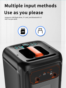 Hot Sell ZQS8180 OEM Party 45W <strong>Power</strong> 2*8 Inches Bass Sound Wireless <strong>bluetooth</strong> Speaker for Outdoor - Product Image 5