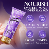Crème Corporelle Parfumée Vanille pour Femme Marque Propre, Coffret Cadeau Luxe 2 Pièces, Fabricant, Vente en Gros, OEM/ODM