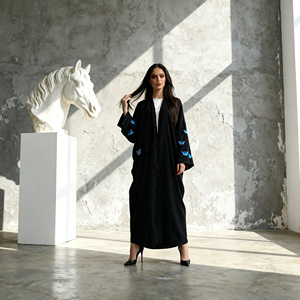 Abaya Modeste en Polyester Imprimé, Nouveau Design Personnalisé, Tendance, pour Femmes Musulmanes, Robe Quotidienne Décontractée, Vente en Gros - Product Image 3