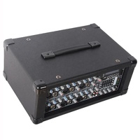 Console de mixage amplifiée 6 canaux Processeur de karaoké Console de mixage studio Master Système de sonorisation DJ Amplificateur Haut-parleur Effet d'écho Scène FM BT TWS