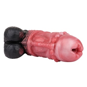 Funda Extensora de Pene Realista y Gruesa con Anillo para Pene, Funda para Agrandar el Pene, Juguete Sexual, Funda con Nudo para Hombres - Product Image 3