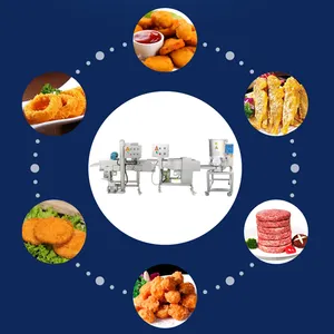 Small Breading Machine For Burger Patty Line