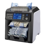 Compteur de billets AL-950 Euro avec détection de la valeur mixte et impression des billets