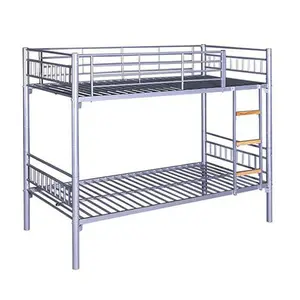 Bedden En Bunks Houten Stapelbed Blauw Bed Goedkope Cover Frame Huis Metalen Prijs Vel Plank Effen Studie Witte Honden Kind dorm Dubai Vinden