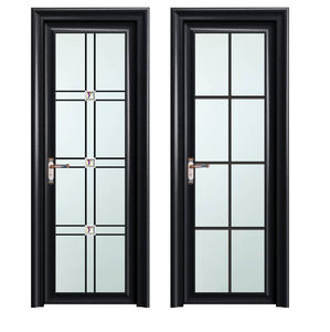 Portes escamotables en verre dépoli pour l'intérieur de la <span class=keywords><strong>maison</strong></span> Porte étanche de salle de bain bon marché avec verre dépoli - Product Image 4