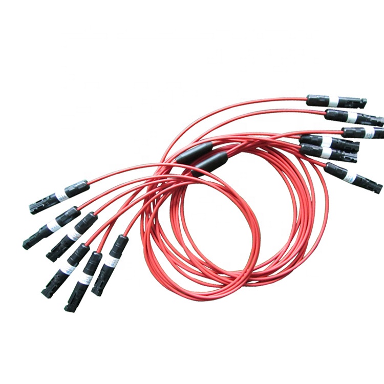 Разъем солнечной энергии T/Y типа «Папа-женщина», солнечный PV ответвительный соединитель кабеля в сборе