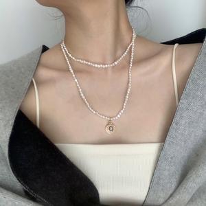 Collar de Estilo Francés Retro Original de la Época Barroca, Cadena de Perlas Resistentes, Collar en Capas de Moda, Collares en Capas de Moda - Product Image 1