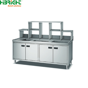 Mueble de Almacenamiento Visible para Cocina Profesional, Acero Inoxidable SUS 304, para Cocina de Hotel y Banquetes, Proyecto Comprobado - Product Image 3