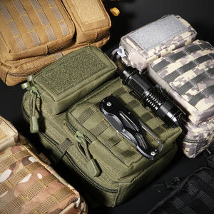 2025 tactique MOLLE téléphone <span class=keywords><strong>pochette</strong></span> étanche universel Mini EDC 3P utilitaire étui pour ceinture/taille transporter Compact outil sac de rangement - Product Image 5