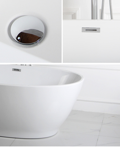 <span class=keywords><strong>Waltmal</strong></span> 圆形便宜浴缸优质丙烯酸室内白色丙烯酸形浴缸 WTM-02576 - Product Image 6