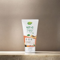 Pembersih Wajah Gel Vitamin C Organik dengan Ekstrak Jeruk, Menutrisi, Mengontrol Minyak, Mencerahkan, untuk Semua Jenis Kulit