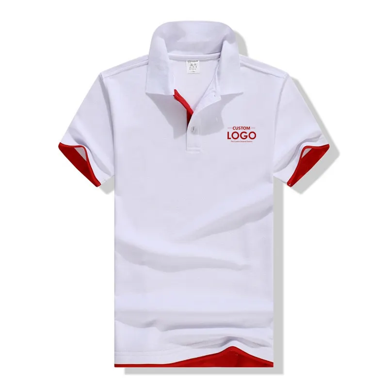 Custom Merk Premium Hoge Kwaliteit Katoenen Polo Heren Shirt