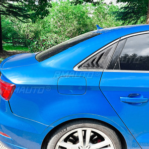 For Audi A3 S3 8V 2014-2020 Body Kit Rear <b>Window</b> Shutter Cover Trim <b>Window</b> Louver Side <b>Vent</b> Trim Car Accessories - Product Image 5