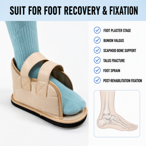 Zapatos Quirúrgicos de Grado Médico para Recuperación de <span class=keywords><strong>Fractura</strong></span> Metatarsal, Cálidos para Invierno, de Piel de Cordero, para Rehabilitación Hospitalaria - Product Image 3