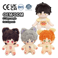 Fabrication OEM de peluches : Poupée Kpop personnalisée de 10 cm, jouet en peluche doux en forme de personnage animal, pendentif chat en peluche