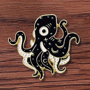 Broche Halloween Fantôme Pieuvre Accessoires Déguisements Démon Boucle d'aiguille Badge Animal Horreur - Product Image 2