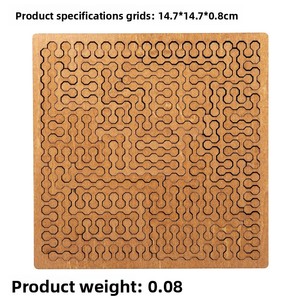 <span class=keywords><strong>Puzzle</strong></span> en bois à haute difficulté défi avancé hexagone jouet éducatif pour enfants casse-tête casse-tête - Product Image 6