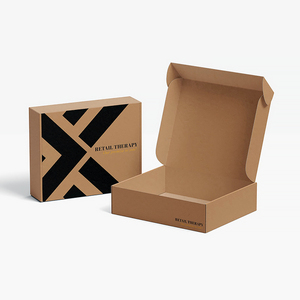 Caja de Regalo Plegable Personalizada de Papel Kraft, Caja de Cartón Corrugado para Envíos, Embalaje para Zapatos, Joyería, Envíos de Alibaba - Product Image 4