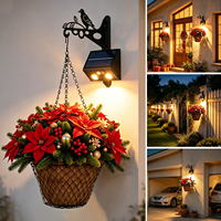 Lampe murale solaire magnétique IP54 étanche avec détecteur de mouvement pour extérieur, idéale pour porche, clôture et jardin