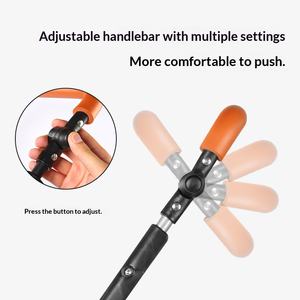 عربة حيوانات أليفة خفيفة الوزن ومتينة ومقاومة للماء وقابلة للطي وقابلة للتعديل بأربع عجلات بدون سحاب مع امتصاص للصدمات وسعة كبيرة - Product Image 4