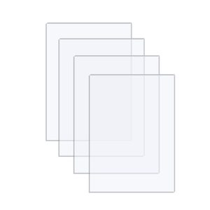 5''x6.9'' Hot Sale Custom Size Transparent Extruded Acrylic <b>Sheet</b> Environmental Friendly Polished Surface Art Deco Style for - Product Image 1