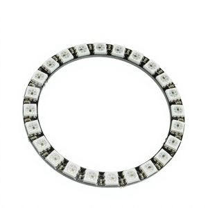 Módulo de Controlador LED RGB WS2812B 5050 de 24 LED con Diámetro Exterior de 85.8 mm y Placa de Desarrollo Circular Integrada - Product Image 1