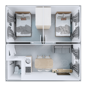 حاوية طاقة شمسية منزل وصديقة للبيوت منازل صغيرة جاهزة للشحن مع حمام ومطبخ - Product Image 2