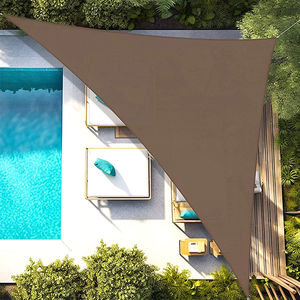 <span class=keywords><strong>HDPE</strong></span> màu nâu Shade buồm tán không thấm nước dù để che nắng buồm 5M/sân vườn vườn vườn Sun Shade Sail ngoài trời - Product Image 5