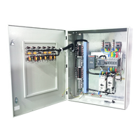 Commutateur de transfert automatique double alimentation ATS, boîte de distribution complète basse tension CA, serrure électromagnétique IP54