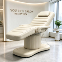 Table de massage électrique de luxe pour cils et visage, design moderne et minimaliste, pour salon de beauté