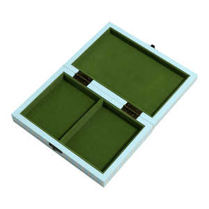 Großhandel FSC BSCI Custom ized MDF Klapp Schöne Holz schmuck Schatz Andenken Aufbewahrung sbox - Product Image 5