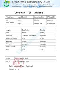Precio competitivo <span class=keywords><strong>Indole</strong></span>-<span class=keywords><strong>3</strong></span>-<span class=keywords><strong>Carbinol</strong></span> 99% <span class=keywords><strong>Indole</strong></span> <span class=keywords><strong>3</strong></span> <span class=keywords><strong>Carbinol</strong></span> - Product Image 4