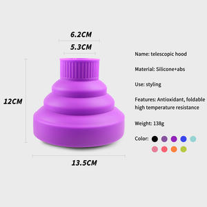 <span class=keywords><strong>Difusor</strong></span> Plegable <span class=keywords><strong>Universal</strong></span> para Secador de <span class=keywords><strong>Pelo</strong></span>, Resistente al Calor, para Cabello <span class=keywords><strong>Rizado</strong></span>, <span class=keywords><strong>Difusor</strong></span> de Silicona Retráctil para Secador de <span class=keywords><strong>Pelo</strong></span> - Product Image 4