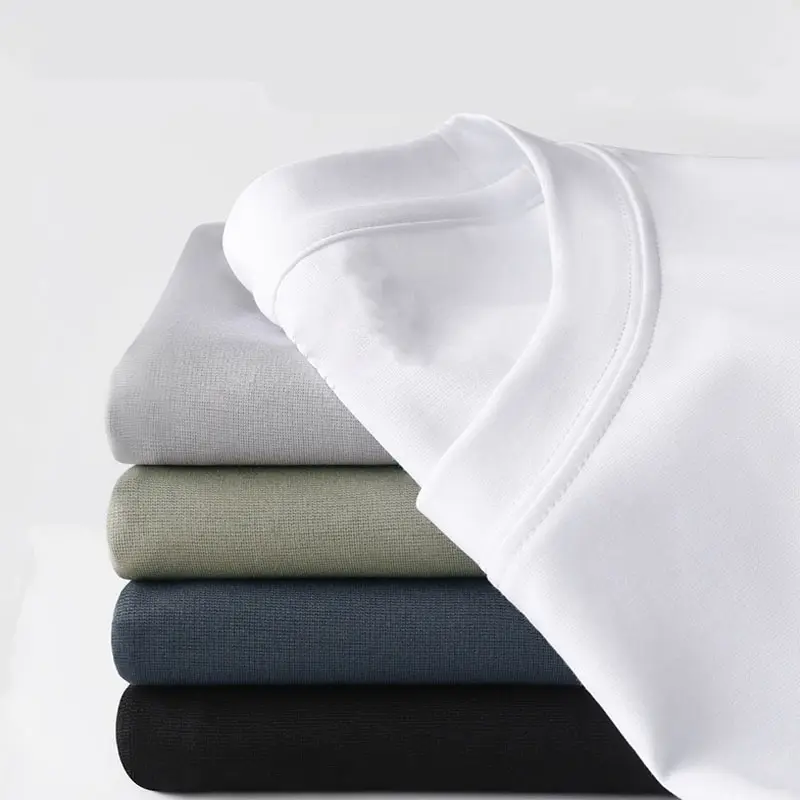 Oem biểu tượng tùy chỉnh in ấn Drop Shoulder thoải mái đồng bằng cotton quá khổ T-Shirt người đàn ông áo phông t Áo sơ mi