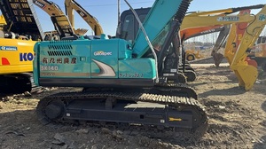 Prix bon marché pelle moyenne d'occasion Kobelco SK140 14SR tonne pelle hydraulique compacte sur chenilles à vendre faibles heures de travail - Product Image 5