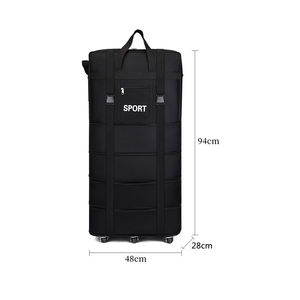 Sac de voyage extensible 22 <span class=keywords><strong>25</strong></span> 31 pouces, sac de transport pour l'enregistrement à l'aéroport, pliable, grande capacité, S M L, sac à dos extra large, <span class=keywords><strong>bagage</strong></span> de rangement avec roulettes - Product Image 6