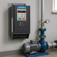 Variateur de fréquence (VFD) MD290T132G/160P 132kW 160kW, onduleur triphasé robuste pour moteur de cimentage et d'exploitation minière