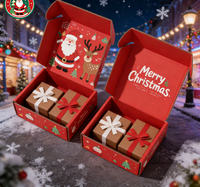Boîtes en carton ondulé blanc pour avions, lot de 25, pour emballages cadeaux de Noël et cartons d'expédition pour petites entreprises avec feuille métallique