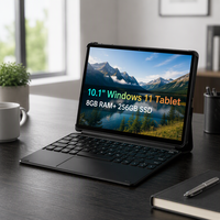 Tablette familiale CHUWI Hi10X2, processeur Intel 6500Y, Windows 11, 8 Go de RAM, 256 Go de SSD, écran tactile 10,1 pouces, PC pour l'éducation des étudiants