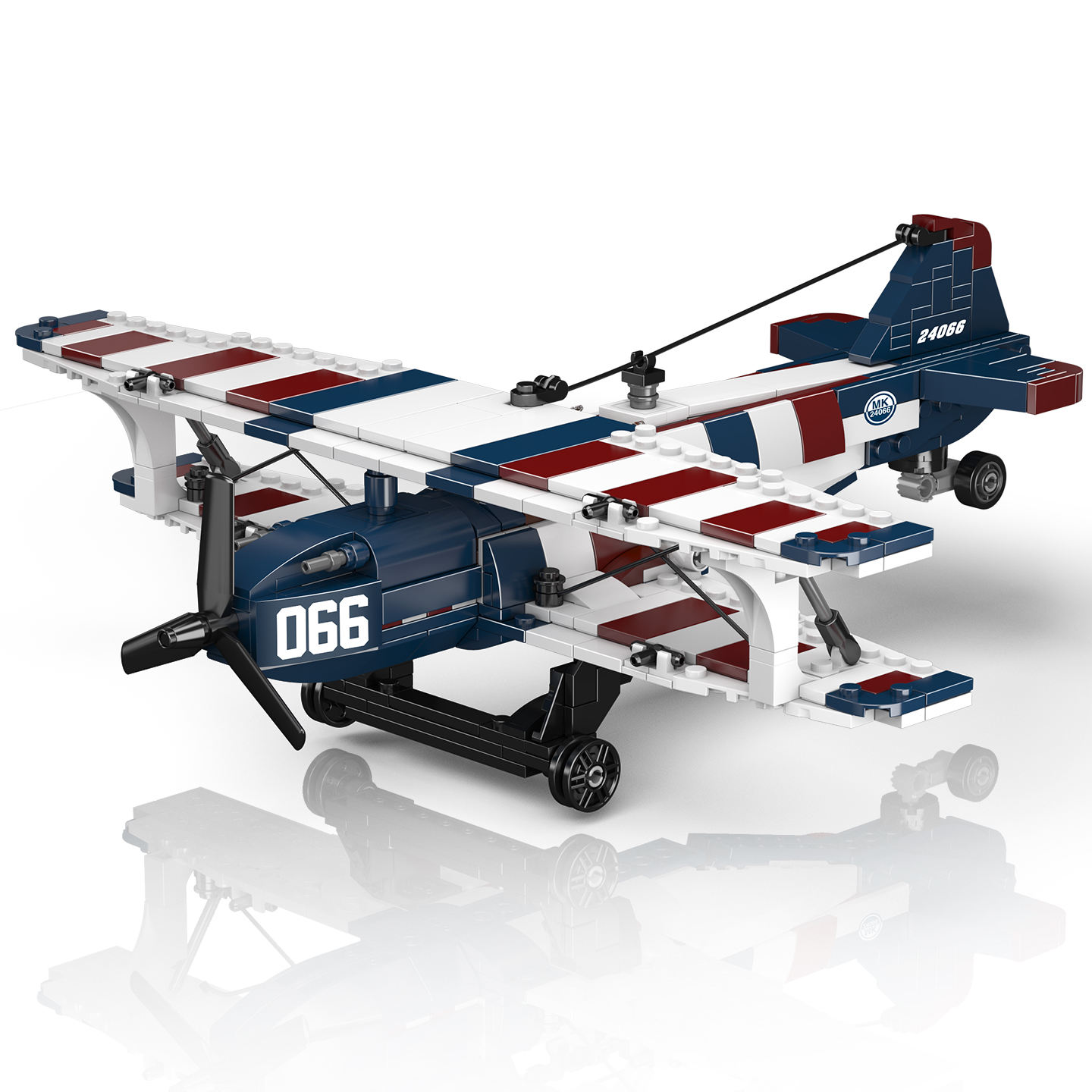 Hélice américaine à deux moteurs pour avion de course - 540 particules