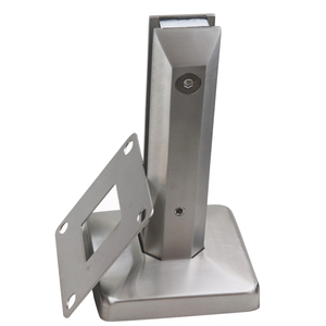 ZD Tax Free In-Stock 2205 acciaio inossidabile regolabile altezza vetro rubinetto <span class=keywords><strong>per</strong></span> terrazza scala balcone <span class=keywords><strong>ringhiere</strong></span> <span class=keywords><strong>per</strong></span> esterni pali - Product Image 6