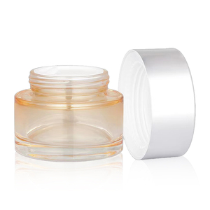 Frasco de vidrio transparente personalizado 5mL-15ml botellas de perfume en <span class=keywords><strong>miniatura</strong></span> vacías recargables para embalaje de crema facial forma redonda número de modelo 50g - Product Image 5