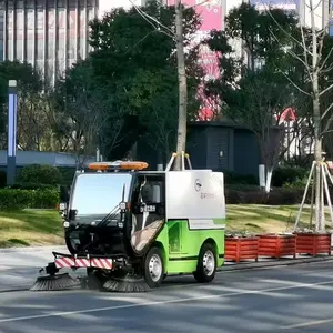 outside use electric road sweeper mini street sweeper for municipal and factory
