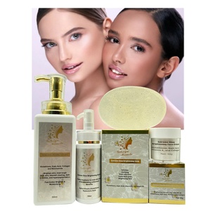 Set Aclarante y Blanqueador para el Cuidado de la Piel, Aclara Visiblemente, Hidrata, Antienvejecimiento, Reduce Manchas Oscuras, Elimina Imperfecciones, Trata la Piel Oscura - Product Image 1
