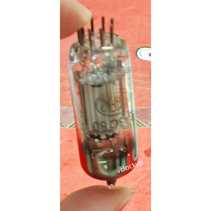 Tube radio vintage Lorenz EABC80 / 6AK8 pour récepteur AM/FM, tube à vide, d'occasion - Product Image 3