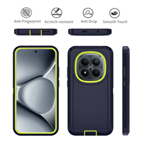 Étui de protection robuste pour Redmi Note 15 Pro Plus Note 14 Note 13 Pro+ 3 en 1 Protection contre les chutes de qualité militaire Étui robuste