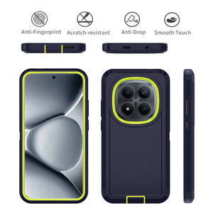 Étui de protection robuste pour Redmi Note 15 Pro Plus Note 14 Note 13 Pro+ 3 en 1 Protection contre les chutes de qualité militaire Étui robuste - Product Image 5